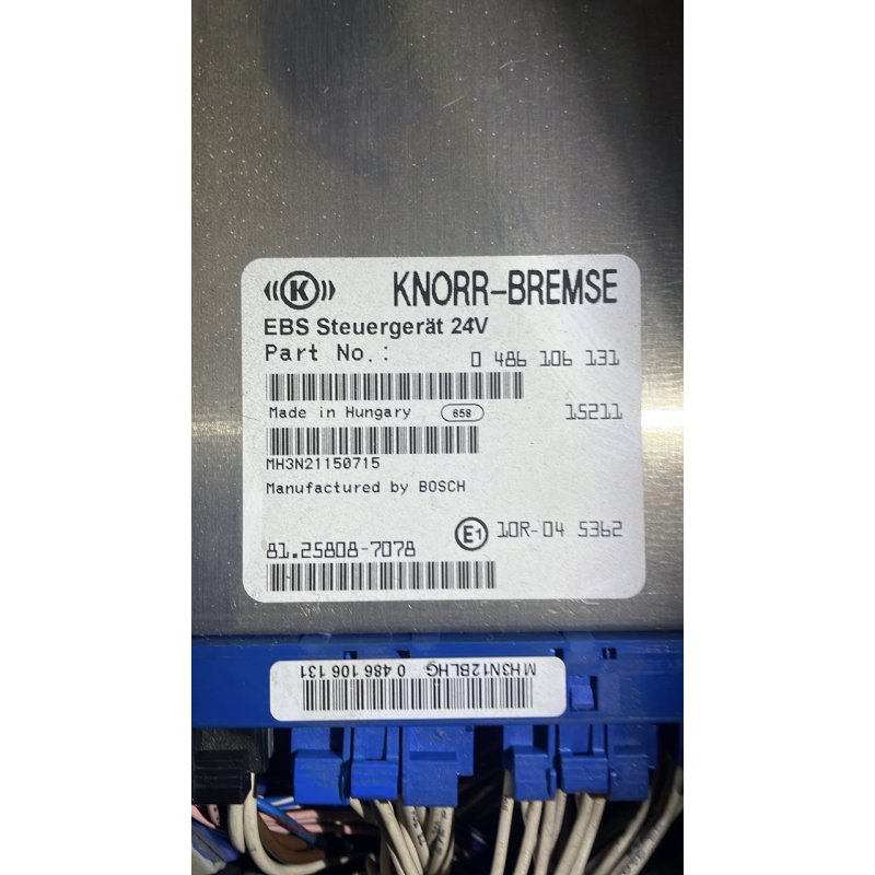 Man TGX 18.440 E6,МАН ТГХ Е6 блок EBS 0486106131 Man TGX 18.440 E6,МАН ТГХ Е6 блок EBS 0486106131